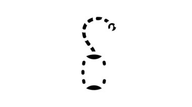 tombul evcil hayvan çizgisi simgesi canlandırması