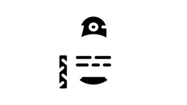 çocuk robot çizgi simgesi canlandırması