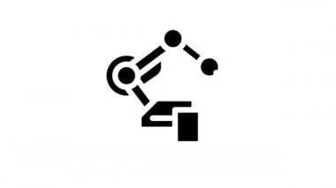 robotik kol robot çizgisi canlandırması