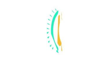 tarak oyuncağı renk simgesi canlandırması