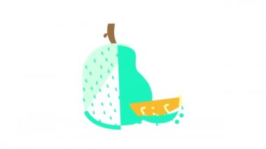 Jackfruit renk simgesi canlandırması