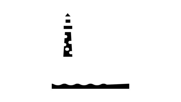 灯塔岛象形文字动画 — 图库视频影像