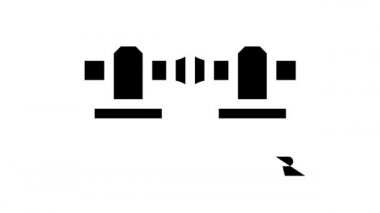 butt welding line icon animation