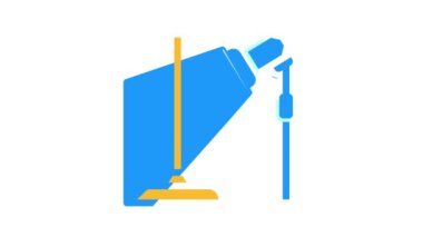 Dansçı bacak renk canlandırması için ekipman