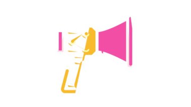 Medya renk simgesi canlandırmasında bilginin yayılması