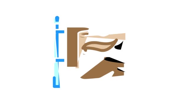 Lippu merirosvo väri kuvake animaatio — kuvapankkivideo