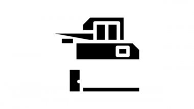 modern ev inşa çizgisi canlandırması