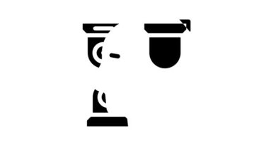 zulüm çılgınlığı çizgi simgesi canlandırması