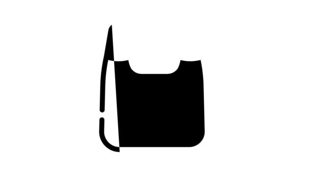 袋装塑料线图标动画 — 图库视频影像