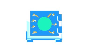 Chia şifreleme renk canlandırmasını korumak için güvenli elektronik