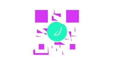 Chia kripto para birimi renk canlandırması tarafından ödenen qr kodu