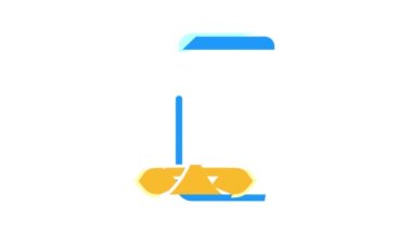 Garganelli makarna rengi ikon animasyonu