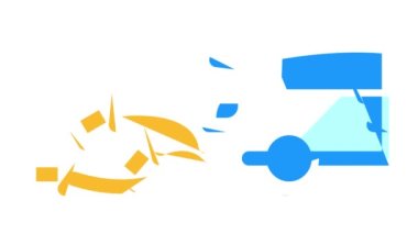 Düğün arabası renk simgesine bağlı şişeler