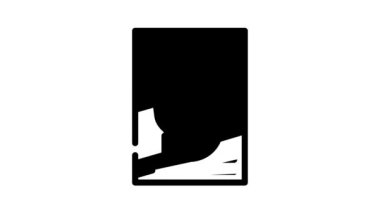 Deterjan tozu çizgi simgesi canlandırması