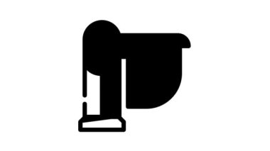 sınırlayıcı demiryolu hattı simgesi canlandırması