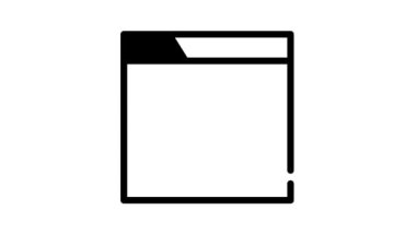Tarif web sitesi çizgisi canlandırması