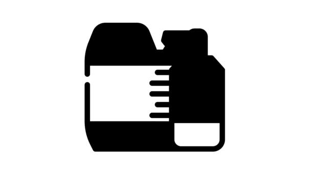 Animacja ikony kompostownika neutralizatora zapachu — Wideo stockowe