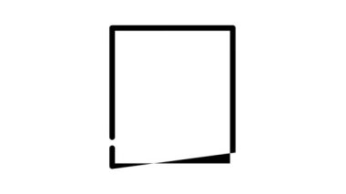 bıçak cep satırı simgesi canlandırması