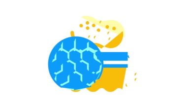 Araba cilalama renk simgesi canlandırması için farklı süngerler