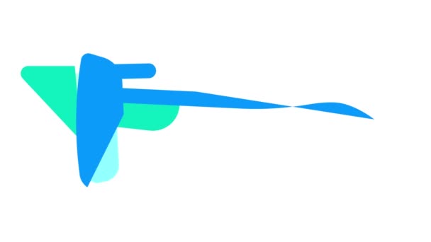 Prismático gafas color icono animación — Vídeos de Stock