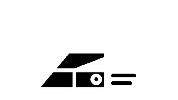 Piramide maslow glyph pictogram animatie — Stockvideo