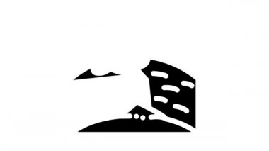 Volkan oluşum süreci simge animasyonu