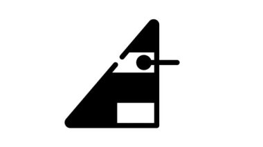 piramit maslow çizgi simgesi canlandırması