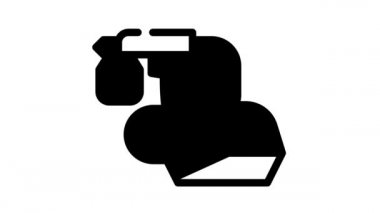 Sprey tabanca satır simgesi canlandırması