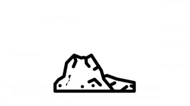 peleus tipi patlama çizgisi simge canlandırması