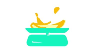 besin rengi ikonu canlandırması tartılıyor