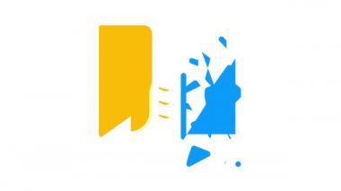 cam kırılması sensör renk canlandırması