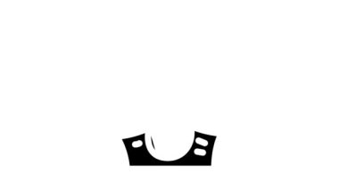 Ayrık uçlu saç kabartma simgesi canlandırması