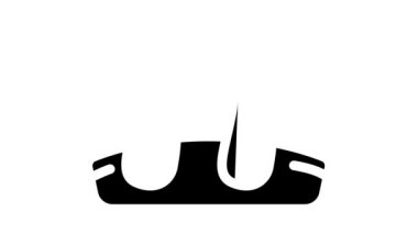 kepek saç kabartma simgesi animasyonu