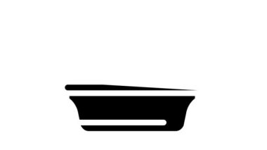 Kısım beslenme çantası simgesi canlandırması