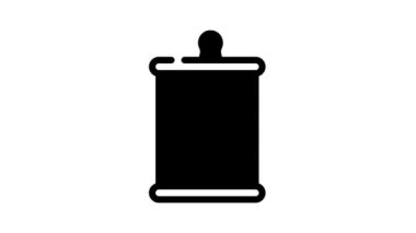 Zeytin konserveleri yemek çizgisi simgesi canlandırması