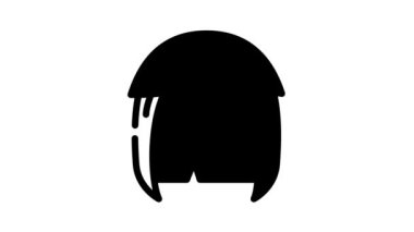 peruk saç çizgisi canlandırması