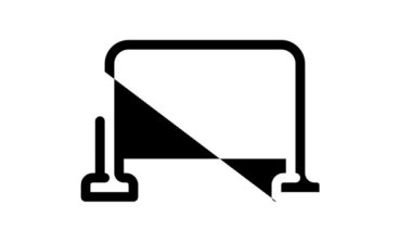 bariyer protesto satır simgesi canlandırması