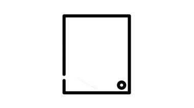 3d satır simgesi canlandırması şekillendirir