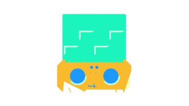 dans pisti ve dj konsol renk canlandırması