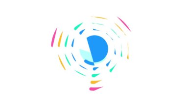 dairesel eşitleyici renk canlandırması