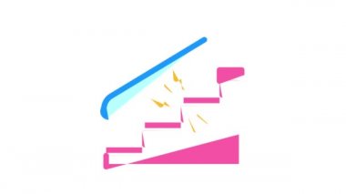 Adımların onarımı koridorların renk canlandırması