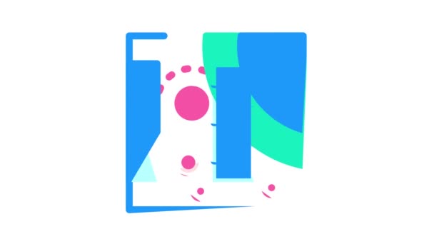 Heatmap Farb-Icon Animation speichern — Stockvideo