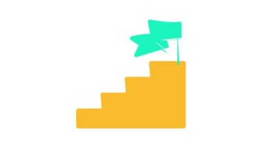 hedef başarı renk canlandırması