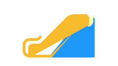 yürüyen merdiven renk simgesi canlandırması