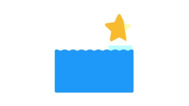 Başarılı hedef tamamlama renk canlandırması