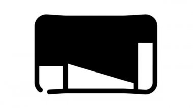 Morning meal Airlines yemek şirketi ikon animasyonu