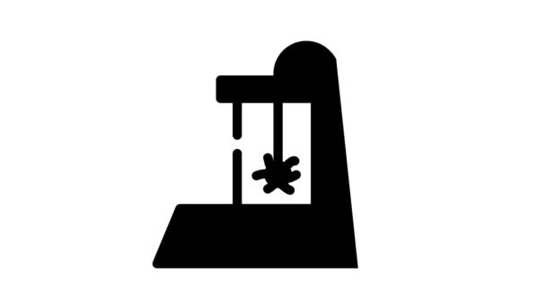 Animace ikon čištění potrubí — Stock video