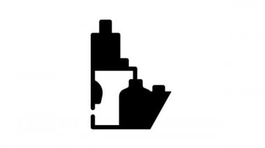 vape çeşnili mango çizgisi canlandırması