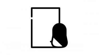 kişisel veri koruma hattı simgesi canlandırması