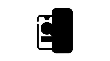 biyometrik veri satırı simgesi canlandırması